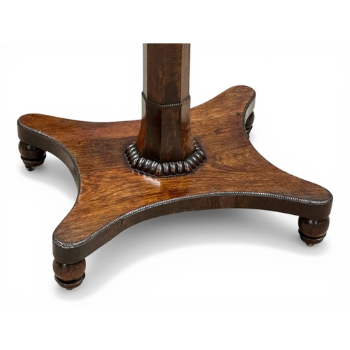 243 - A Quality William IV Rosewood Teapoy/Storage Table. C.1830, Early 19th Century. 45x38x75cm.  (1)