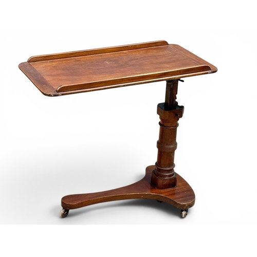232 - John Carter of London. A Victorian Mahogany Rise and Fall Reading Table, C.1860, 19th Century.