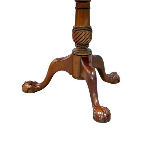 253 - A Large Georgian Style Mahogany Three Tier Dumbwaiter. 86x161cm.