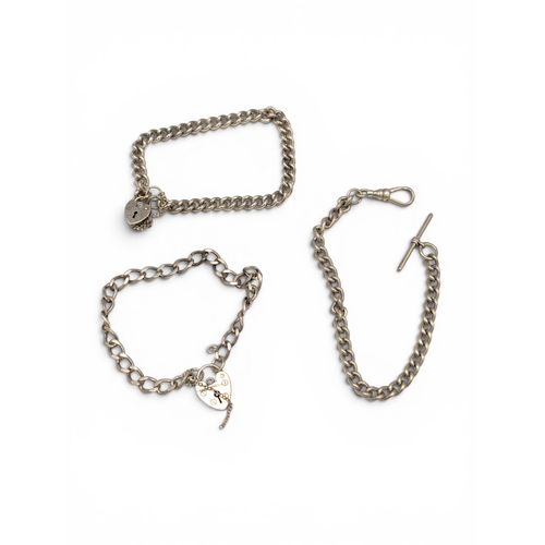 648 - 3 Silver Bracelets, 36 grams