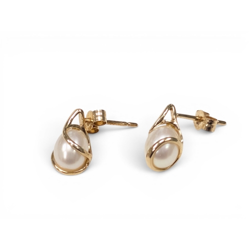675 - Pair of 9ct Gold Earrings