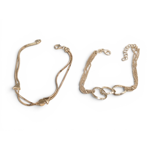 692 - 2 Silver Bracelets, 12.49 grams