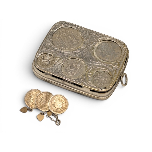 694 - Coin Holder & Brooch