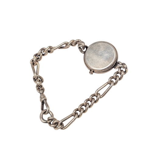 705 - Silver Watch & Chain
