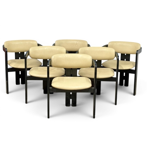 181 - A Set of Six Pamplona Style Dining Chairs. In the manner of Augusto Savini for Pozzi.
