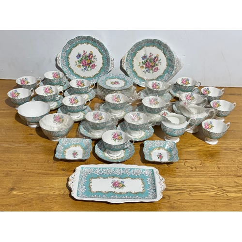 A 52 piece Royal Albert Enchantment tea service
