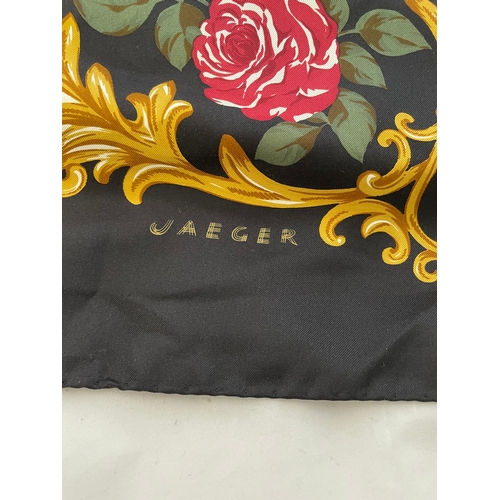 65 - Jeager Silk Scarf