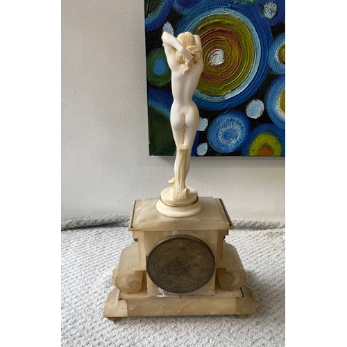 84 - Mantle Clock with naked lady