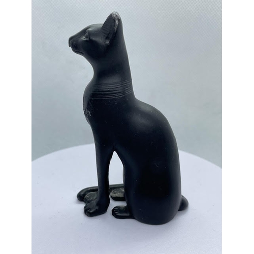 89 - A Brass  patinated reproduction of an Egyptian Cat , Bastet god