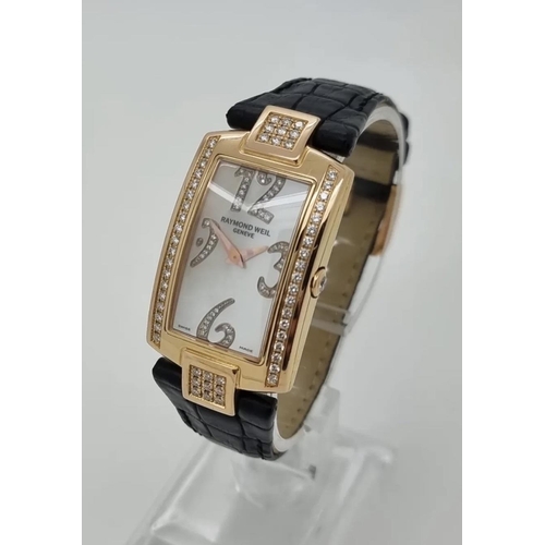 112 - 18ct Raymond Weil shine watch rip £10k