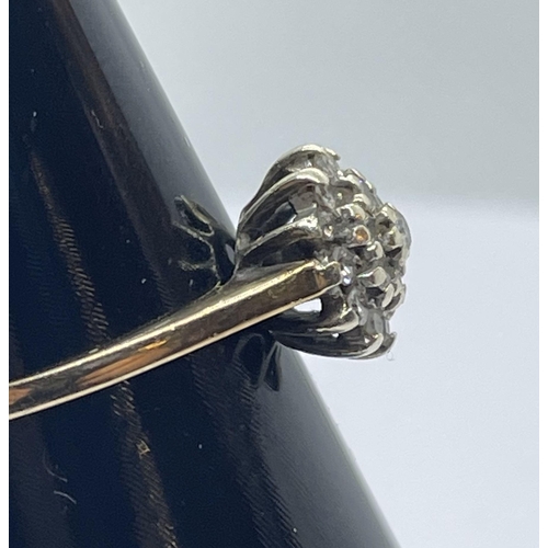 58 - 9ct diamond ring