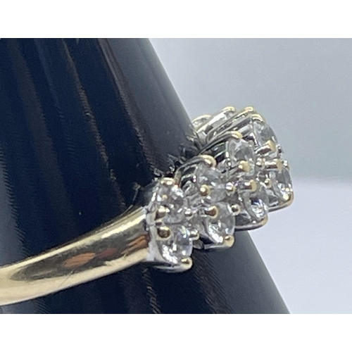 73 - 14ct cz ring