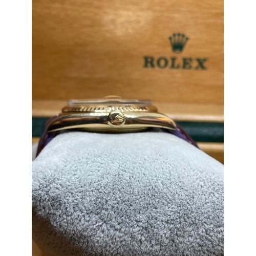 1 - Vintage 18ct Rolex datejust Ref 1601