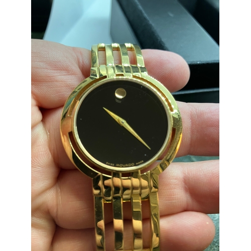 9a - Gold plated Movado watch