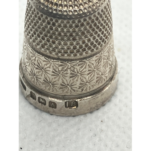 78 - Antique silver thimble