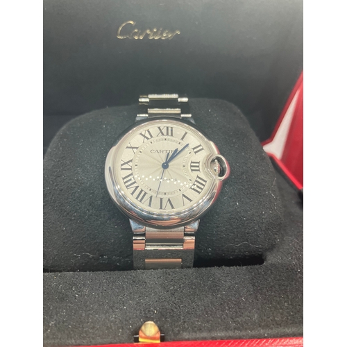 139 - 36mm Cartier Ballon Bleu automatic watch