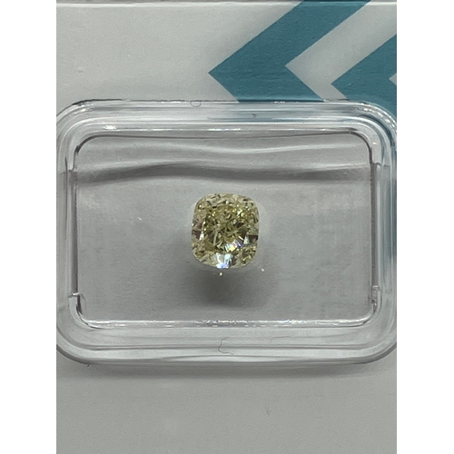 153 - Loose fancy yellow 1.03ct Diamond.