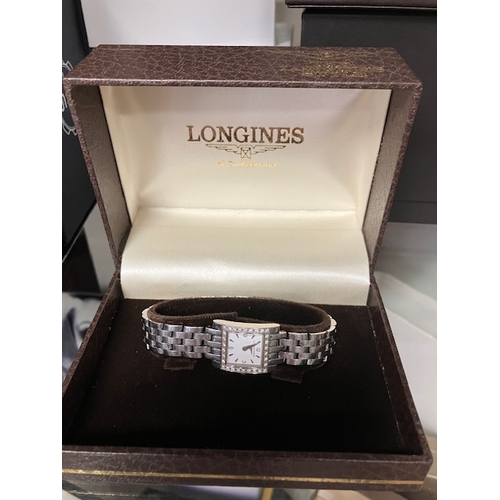 92 - Longines Dolce Vita ladies watch with diamonds
