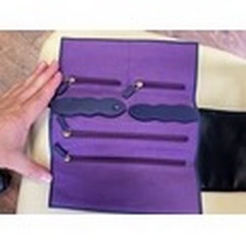 15 - Chopard leather travel wrap case protector for jewellery