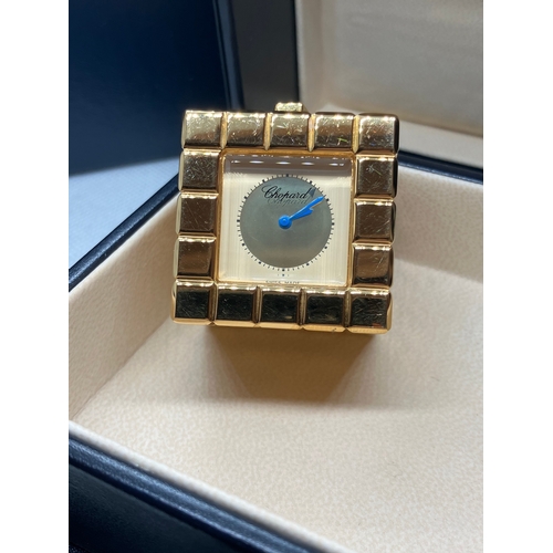 35 - Chopard cube alarm clock