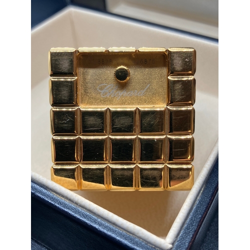35 - Chopard cube alarm clock