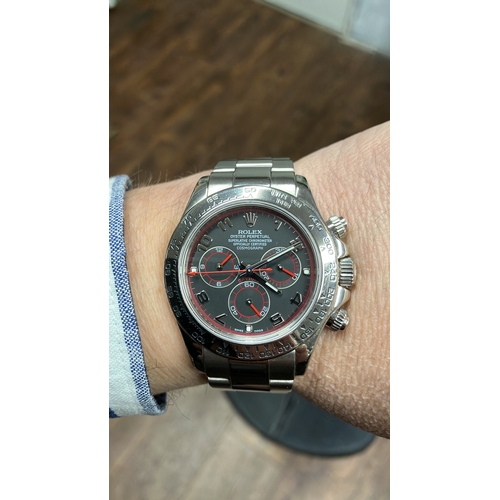 36 - 18ct white gold Rolex Daytona