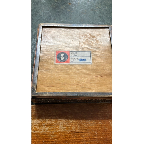 11 - Rare Móga Sándor signed studio box