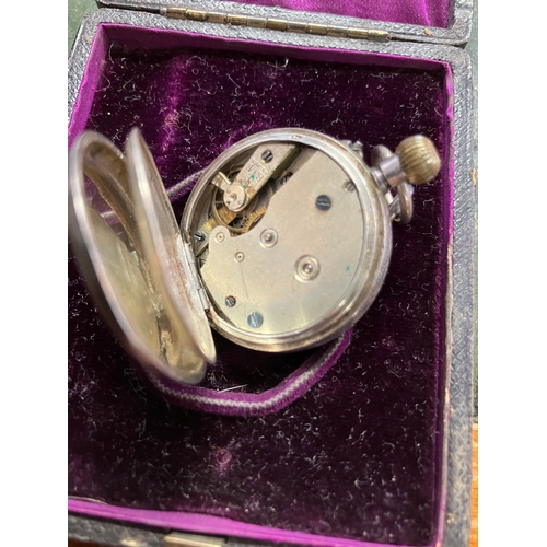 8 - Antique silver pocket watch