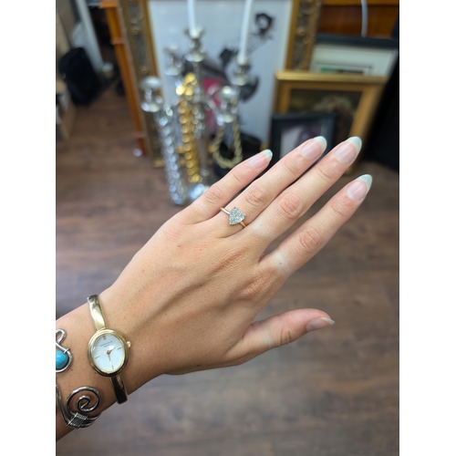 13 - Stunning 1.9ct heart shaped natural diamond ring.