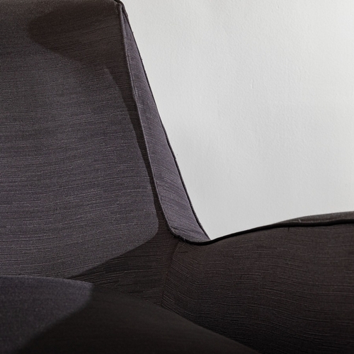 121 - ICO & LUISA PARISIDivano mod.1950.42. Legno di noce, tessuto imbottito. Produzione Ariberto Colombo ... 