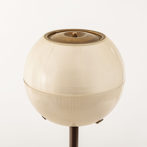 169 - IGNAZIO GARDELLALampada da terra mod. LTE 8. Marmo, metallo verniciato, ottone, vetro pressato. Prod... 