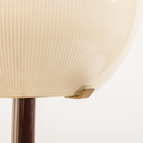 169 - IGNAZIO GARDELLALampada da terra mod. LTE 8. Marmo, metallo verniciato, ottone, vetro pressato. Prod... 