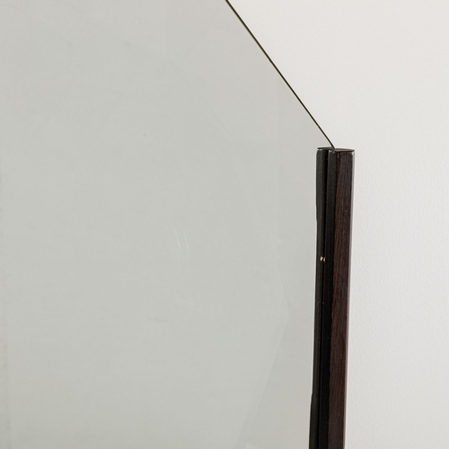 172 - ICO & LUISA PARISIFioriera mod. 1957.4 con specchio. Legno, metallo verniciato, ottone, cristallo sp... 