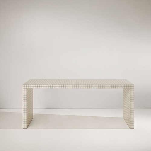 177 - SUPERSTUDIOTavolo ; consolle della serie Quaderna. Legno nobilitato integralmente rivestito in formi... 