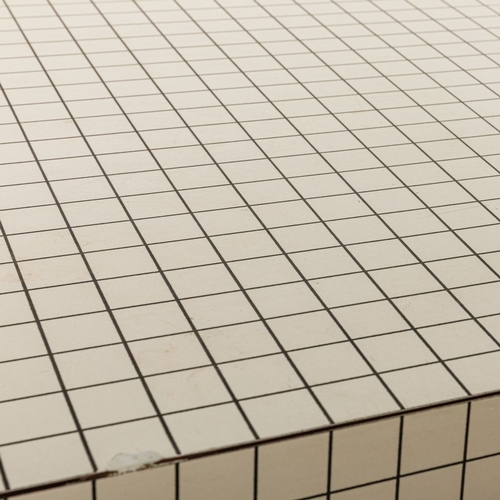 177 - SUPERSTUDIOTavolo ; consolle della serie Quaderna. Legno nobilitato integralmente rivestito in formi... 