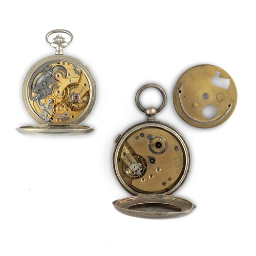 121 - VERA, H.STONE, LOTTO DI UN CRONOMETRO E UN CRONOSTOP, SVIZZERA-INGHILTERRA 1910-1860 CIRCAlotto comp... 