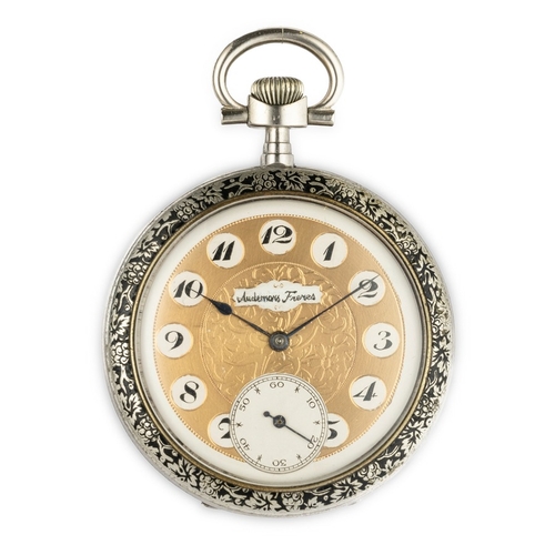 124 - AUDEMARS, OROLOGIO DA TASCA NIELLO, SVIZZERA 1930 CIRCAEpoca: 1930 circaMateriale: metallo biancoDia... 