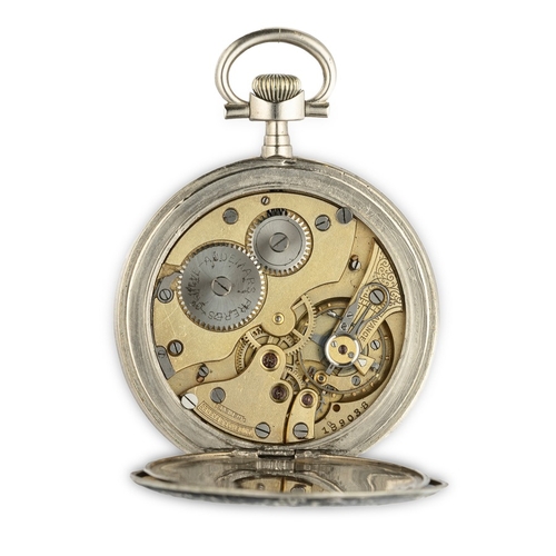 124 - AUDEMARS, OROLOGIO DA TASCA NIELLO, SVIZZERA 1930 CIRCAEpoca: 1930 circaMateriale: metallo biancoDia... 