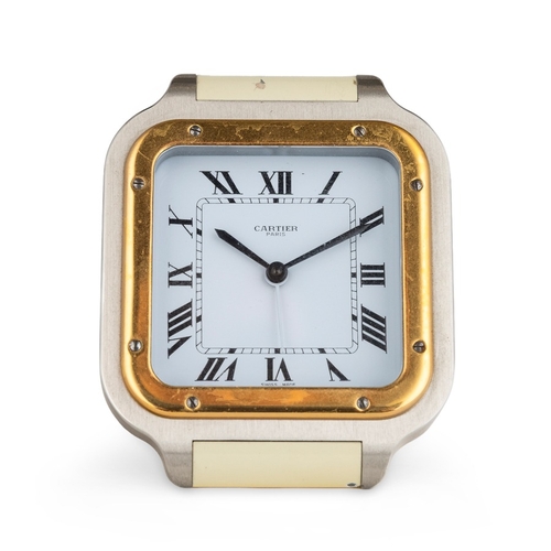 173 - CARTIER PANTHER, OROLOGIO DA VIAGGIO CON SVEGLIA, SVIZZERA 1990 CIRCAEpoca: 1990 circaMateriale: ott... 