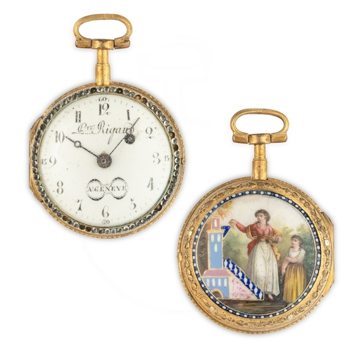 5 - REGAND, OROLOGIO DA TASCA CON SMALTI POLICROMI, SVIZZERA 1760 CIRCAEpoca: 1760 circaMateriale: otton... 