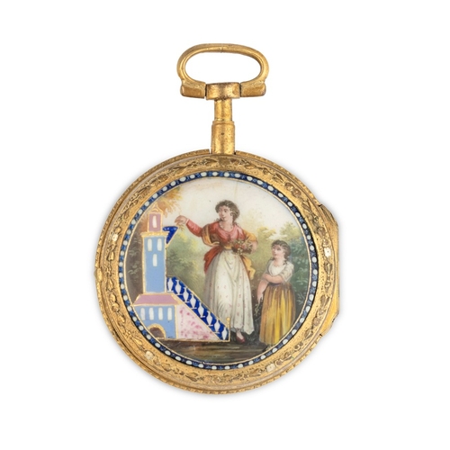 5 - REGAND, OROLOGIO DA TASCA CON SMALTI POLICROMI, SVIZZERA 1760 CIRCAEpoca: 1760 circaMateriale: otton... 