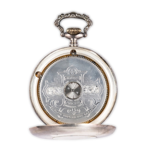 54 - HEBDOMAS PERSEO, OROLOGIO DA TASCA 8 GIORNI, NUOVO FONDO DI MAGAZZINO, SVIZZERA 1980 CIRCAEpoca: 198... 