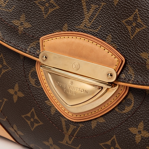 140 - LOUIS VUITTONBeverly ' Borsa a spalla in tela Monogram con finiture in vacchetta naturalePeriodo: In... 