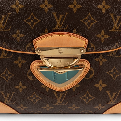 140 - LOUIS VUITTONBeverly ' Borsa a spalla in tela Monogram con finiture in vacchetta naturalePeriodo: In... 