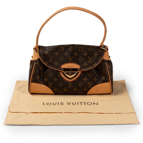 140 - LOUIS VUITTONBeverly ' Borsa a spalla in tela Monogram con finiture in vacchetta naturalePeriodo: In... 