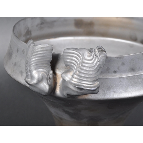 2 - Colin Pearson (b.1923-2007) - A 20th Century fine porcelain studio art pottery winged bowl / centrep... 