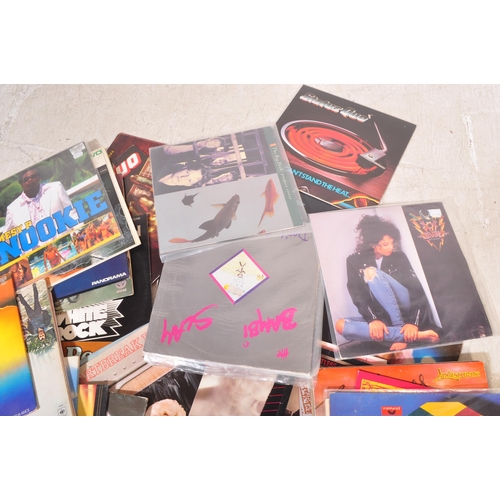 A collection of vintage 20th century LPs long play records comprising