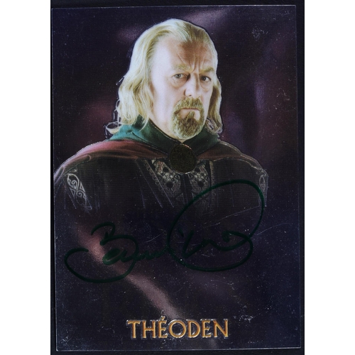 15 - The Collection Of Bernard Hill - The Lord Of The Rings (2001-2003) - Topps Chrome - autographed offi... 