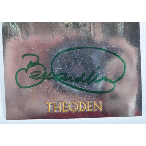 57 - The Collection Of Bernard Hill - The Lord Of The Rings (2001-2003) - Topps Chrome - autographed offi... 