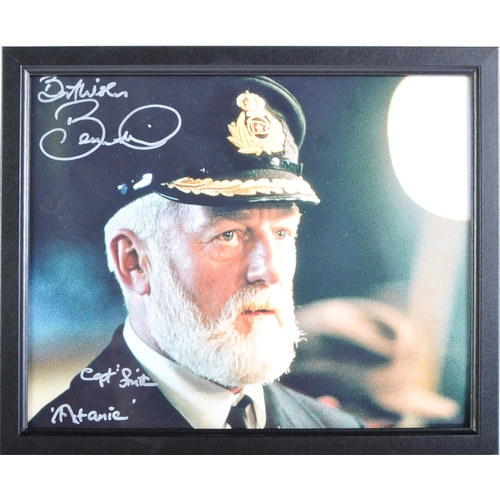 76 - The Collection Of Bernard Hill - Titanic (1997) - autographed 8x10